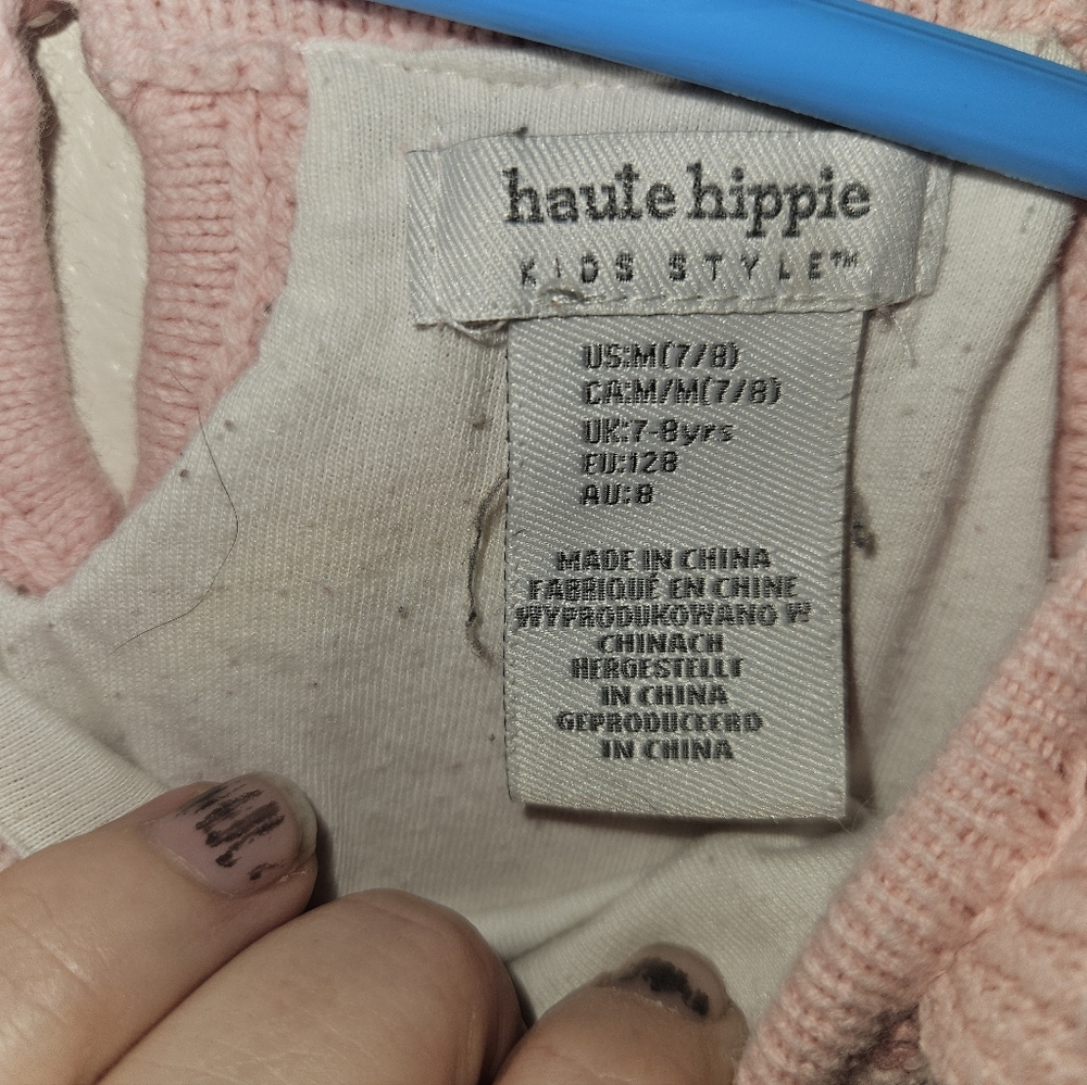 Haute Hippie Kid Styles Girls 2 Piece Knit Outfit Size M (7/8) - Picture 4 of 12